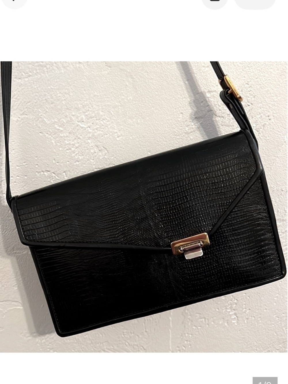 Roche Leather Company Tailored Black Burma Custom Made Bag Purse
